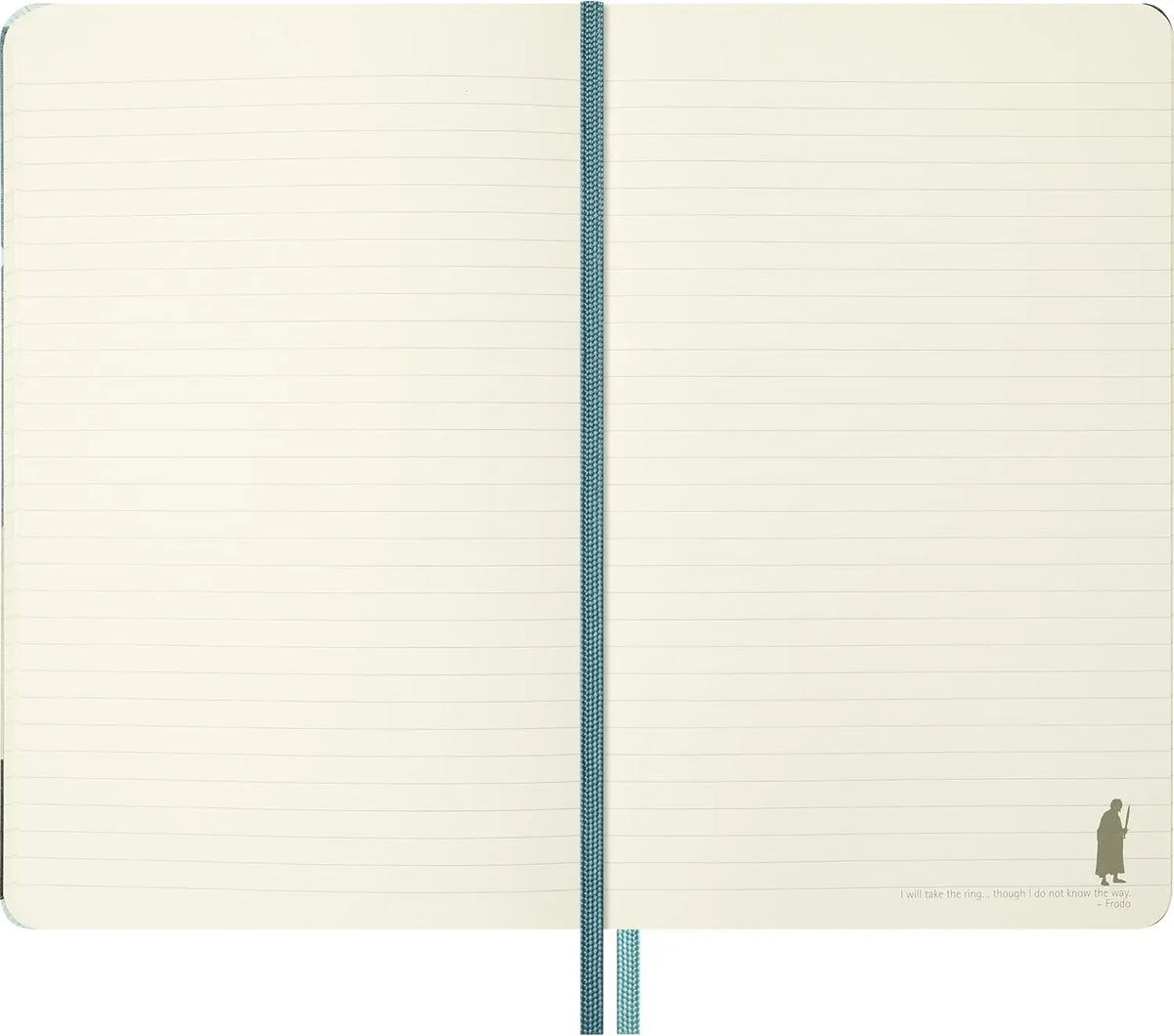 Moleskine Limited Edition The Lord of the Rings Hardcover Notebook, Large (5" x 8.25"), Ruled/Lined, Aragorn Journey Graphic, 176 Pages