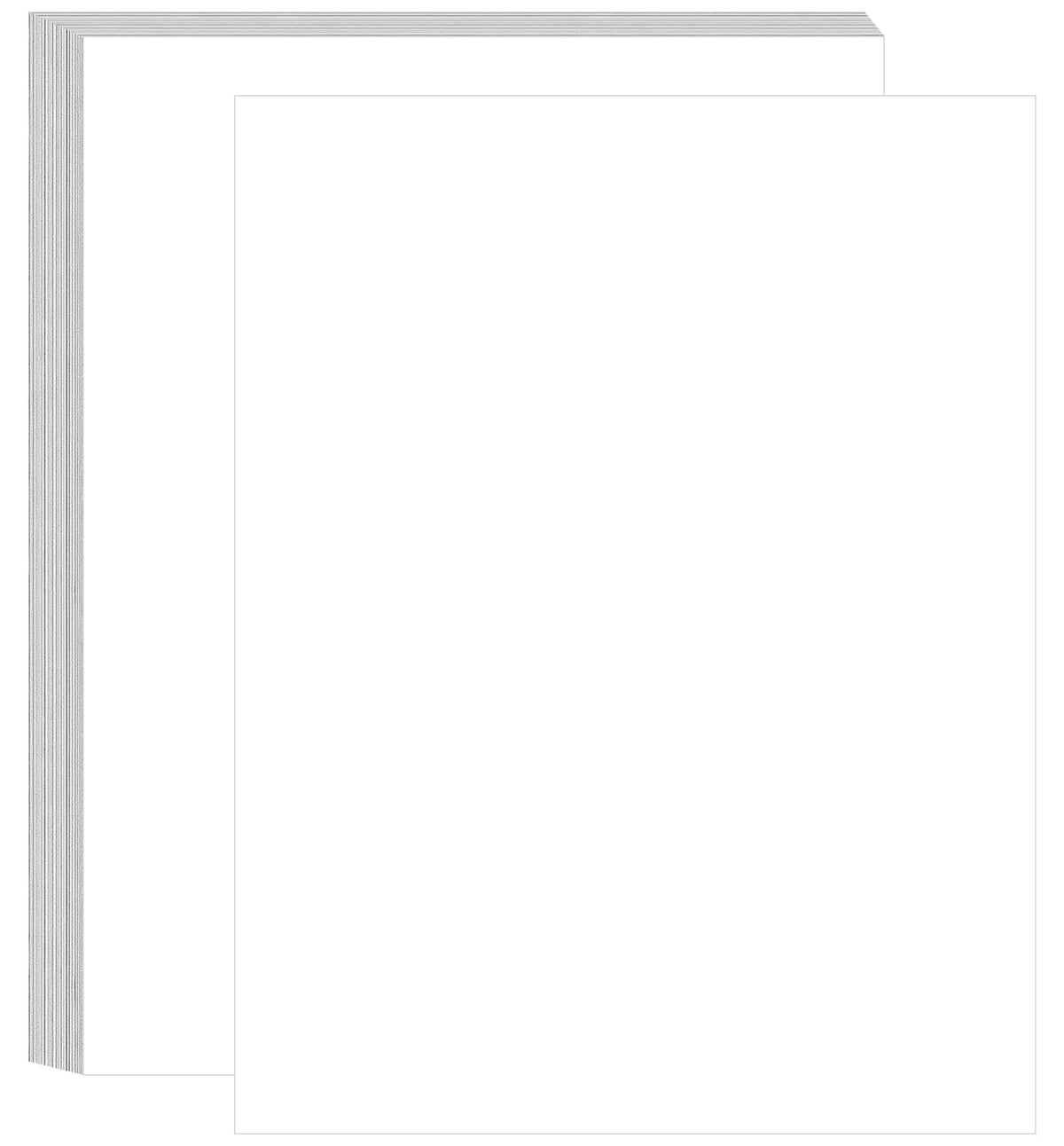 8.5" x 11" Copy Printer Paper - 100 Sheets/200 Pages Premium Inkjet & Laser Paper, 20lb Blank Papers, Letter Size Printing in Office/School/Home