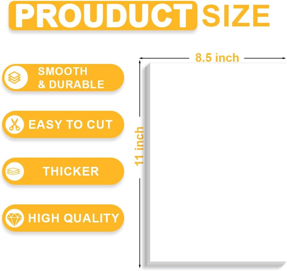 Premium Printer Paper, A4 (8.3"x 11.7") Blank Copy Paper, Unpunched, Blank Papers, 28lb Bond/100gsm, 50 Sheets/100 Pages