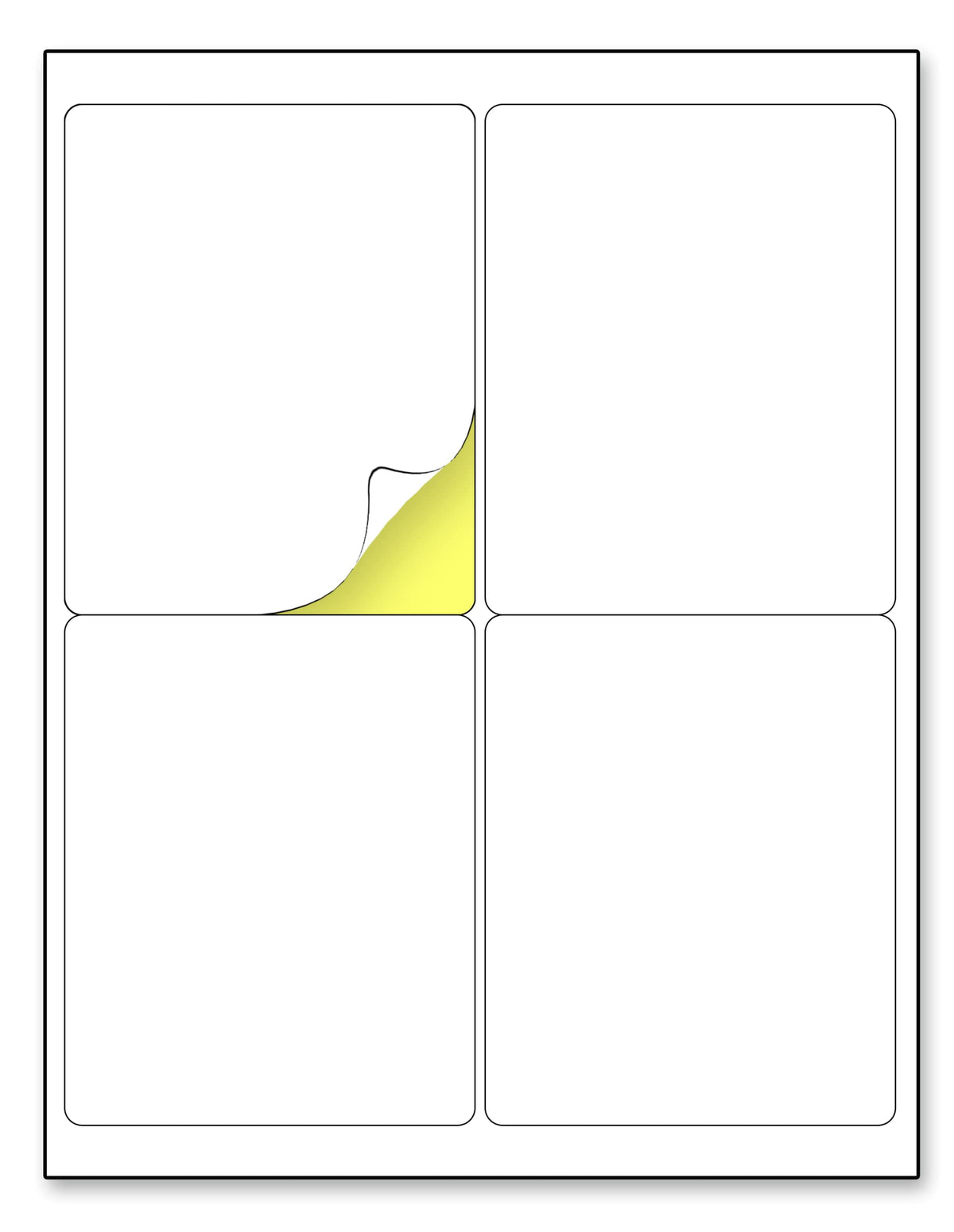 Sticker Paper for Printer, Printable Matte White Sticker - 30 Sheets