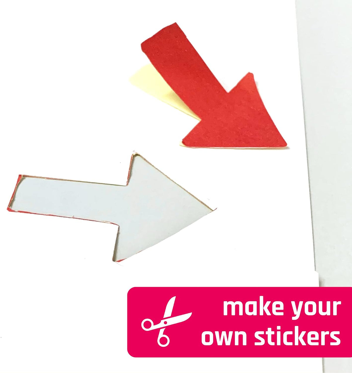 Sticker Paper for Printer, Printable Matte White Sticker - 30 Sheets