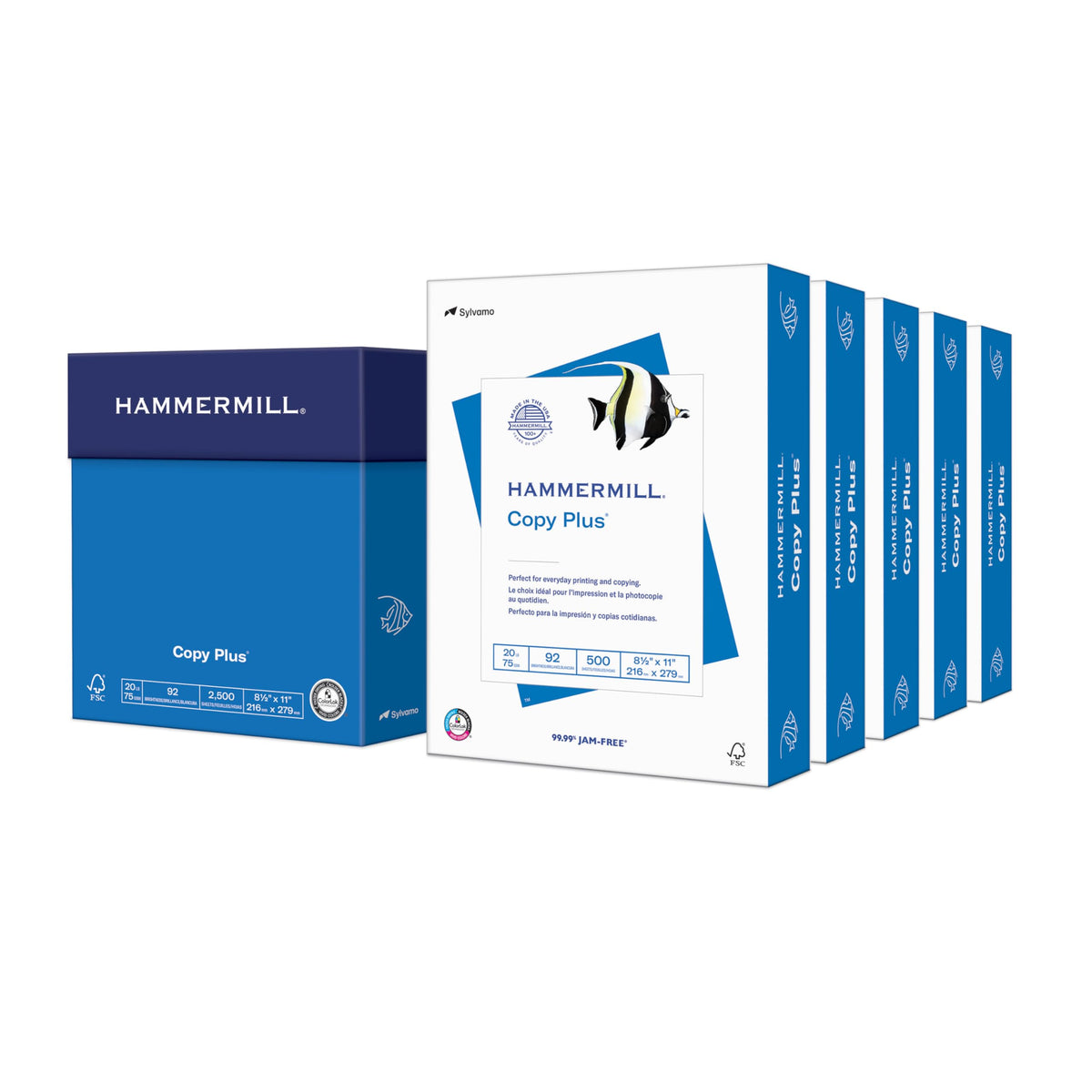 Hammermill Copy Plus 20lb Paper, 8.5 x11, 40 Case Pallet, 200,000 Sheets, 92 Bright, Acid Free, 105007P