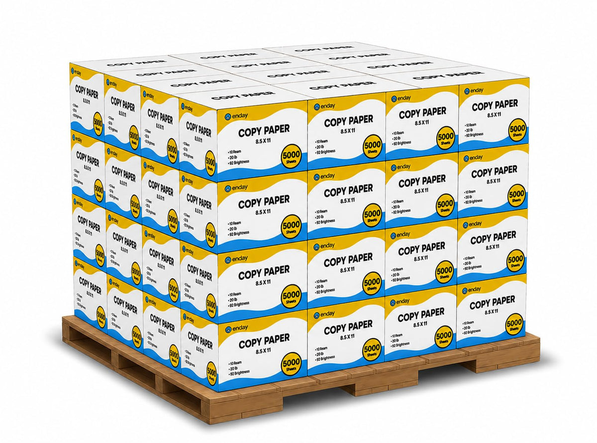 Multipurpose Copy Printer Paper, Pallet, 400 Reams (200,000 Sheets) 8.5 x 11 Inches, 20 lb, 92 Bright, White