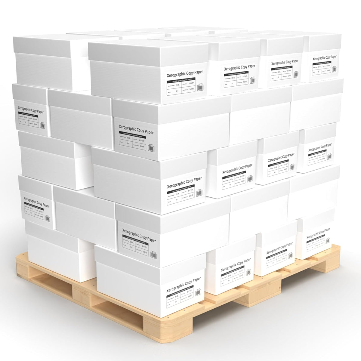 Printer Paper White Boxx 8.5 x 11 | 20 lb Copy Paper | 92 Bright | 40 Cartons | 200,000 Sheets
