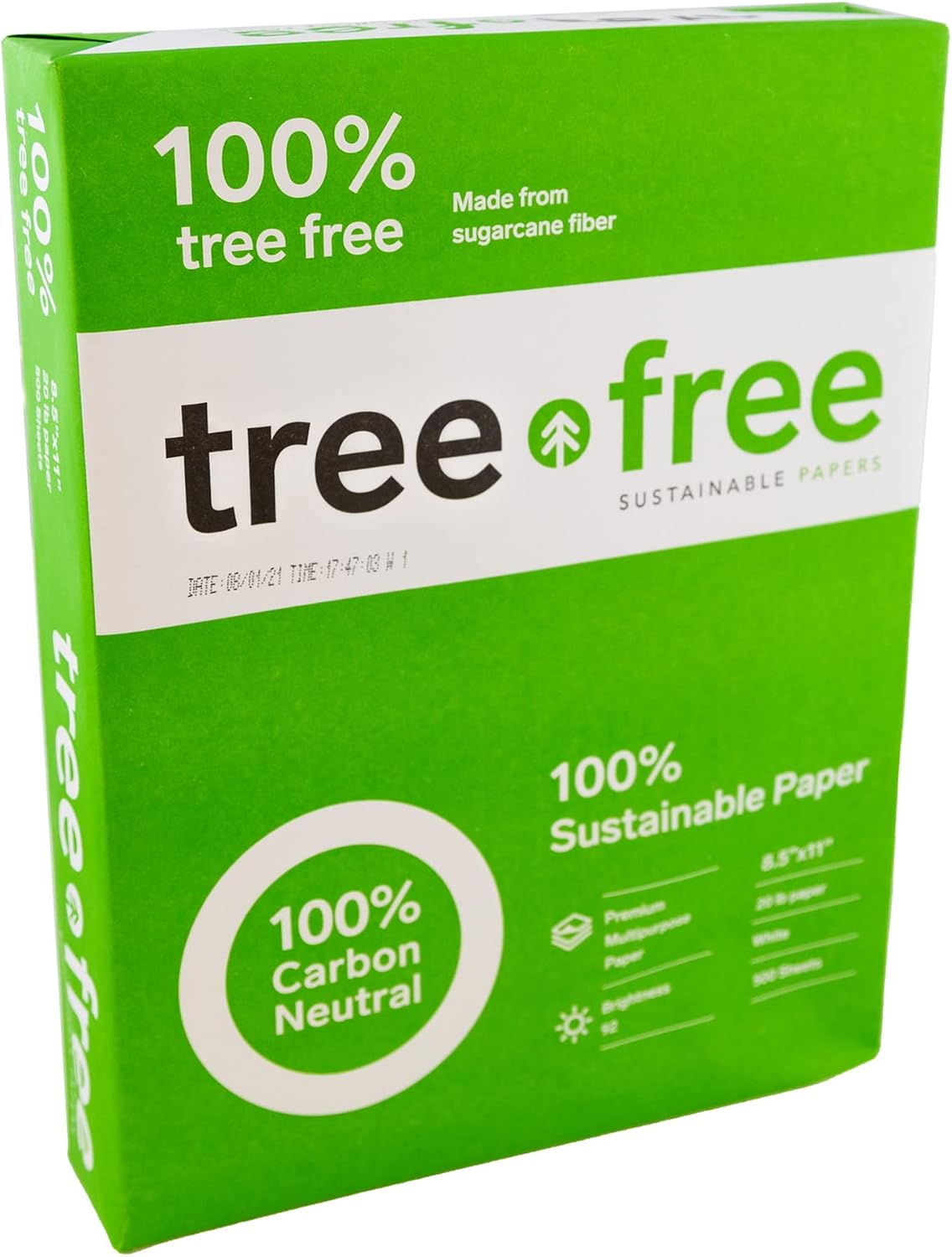 BAZIC Products Tree Free White Copy Paper, 8.5 x 11 in, 92 Bright, 1 Ream, for Printers Copiers Office, since the unit on hand is 1 Ream