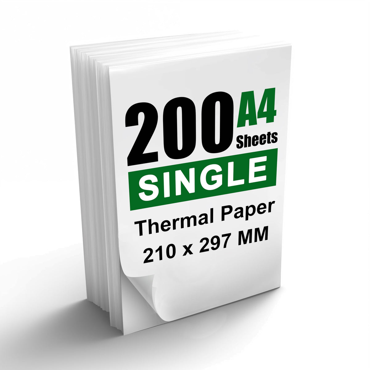 A4 Thermal Paper for Portable Printers(8.27x11.69In, 100 Sheets), BPA-Free