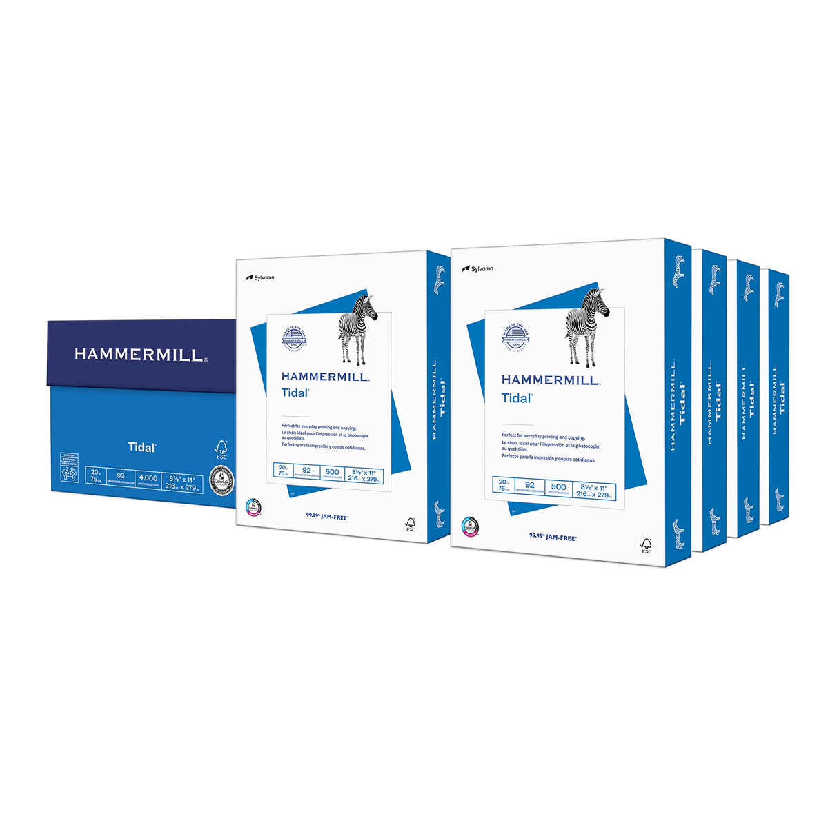 Hammermill Printer Paper, 20lb Tidal Copy Paper, 8.5 x 11-1 Pallet, 40 Cartons, 200000 Sheets (162008P)