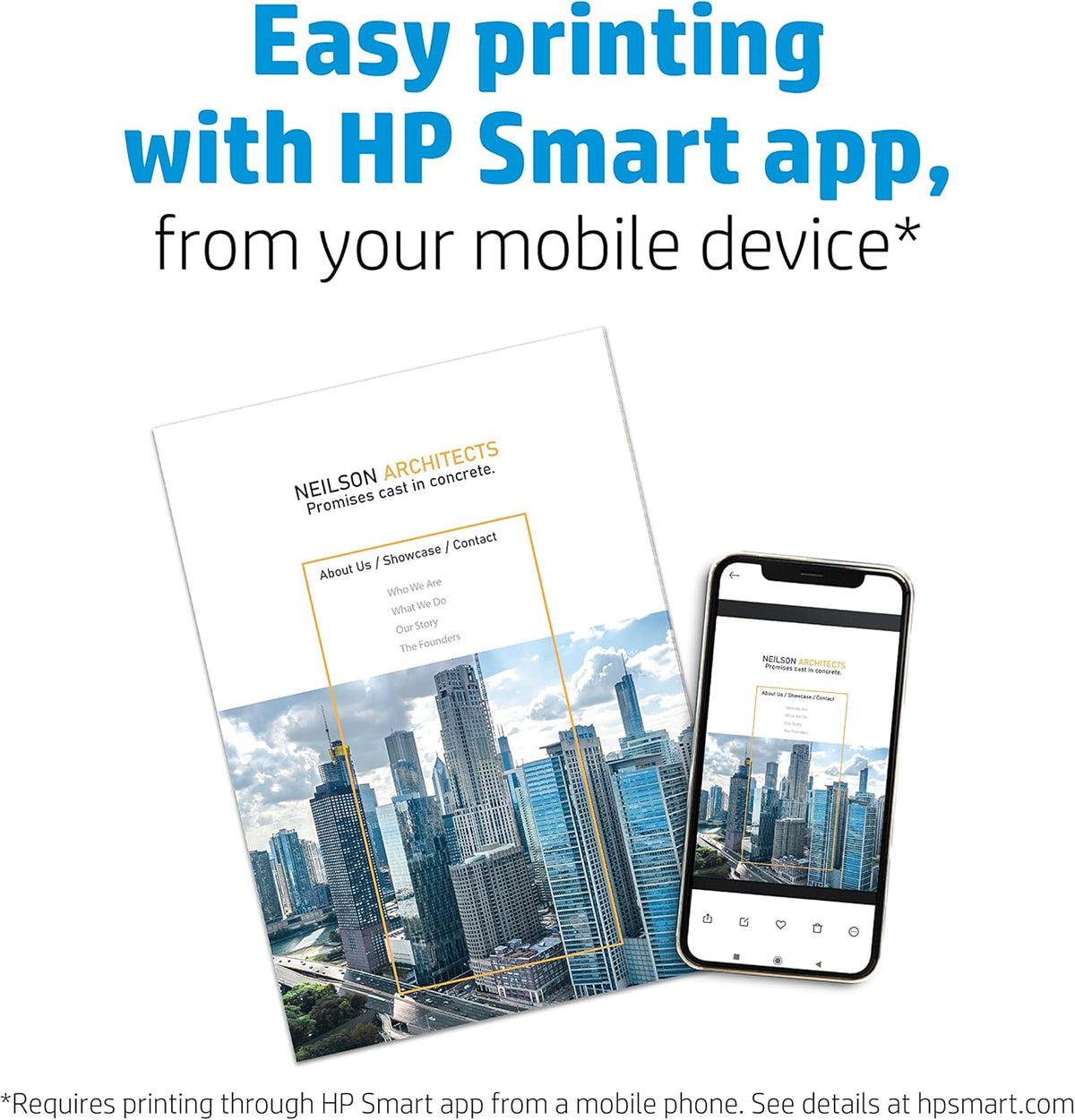HP Professional Business Paper, Glossy, 8.5x11 in, 52 lb, 150 sheets, works with laser printers (4WN10A)