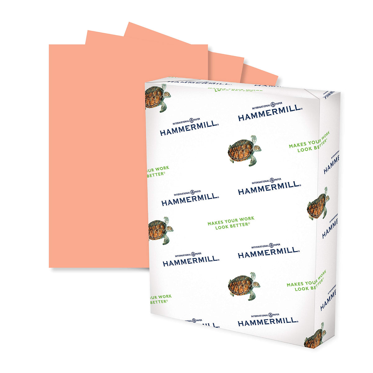 Hammermill Colored Paper, 24 lb Pink Printer Paper, 8.5 x 11-1 Ream (500 Sheets) - Made in the USA, Pastel Paper, 104463R