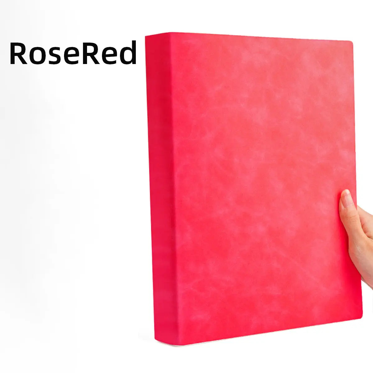 A4 Extra-Thick Notebook, 416 Pages, Soft PU Leather Cover, Waterproof 80g Cream No-Bleed Paper, 360° Lay-Flat Binding, Ribbon Bookmark, Journal & Diary Gift for University, Work & Travel