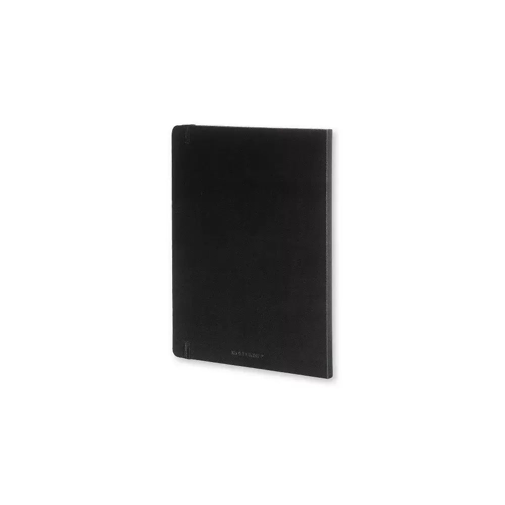 Moleskine Lined Hardcover Notebook - XL, 7.5"x9.5", Black, the notebook, 192 Sheets, Office Stationery for Journaling