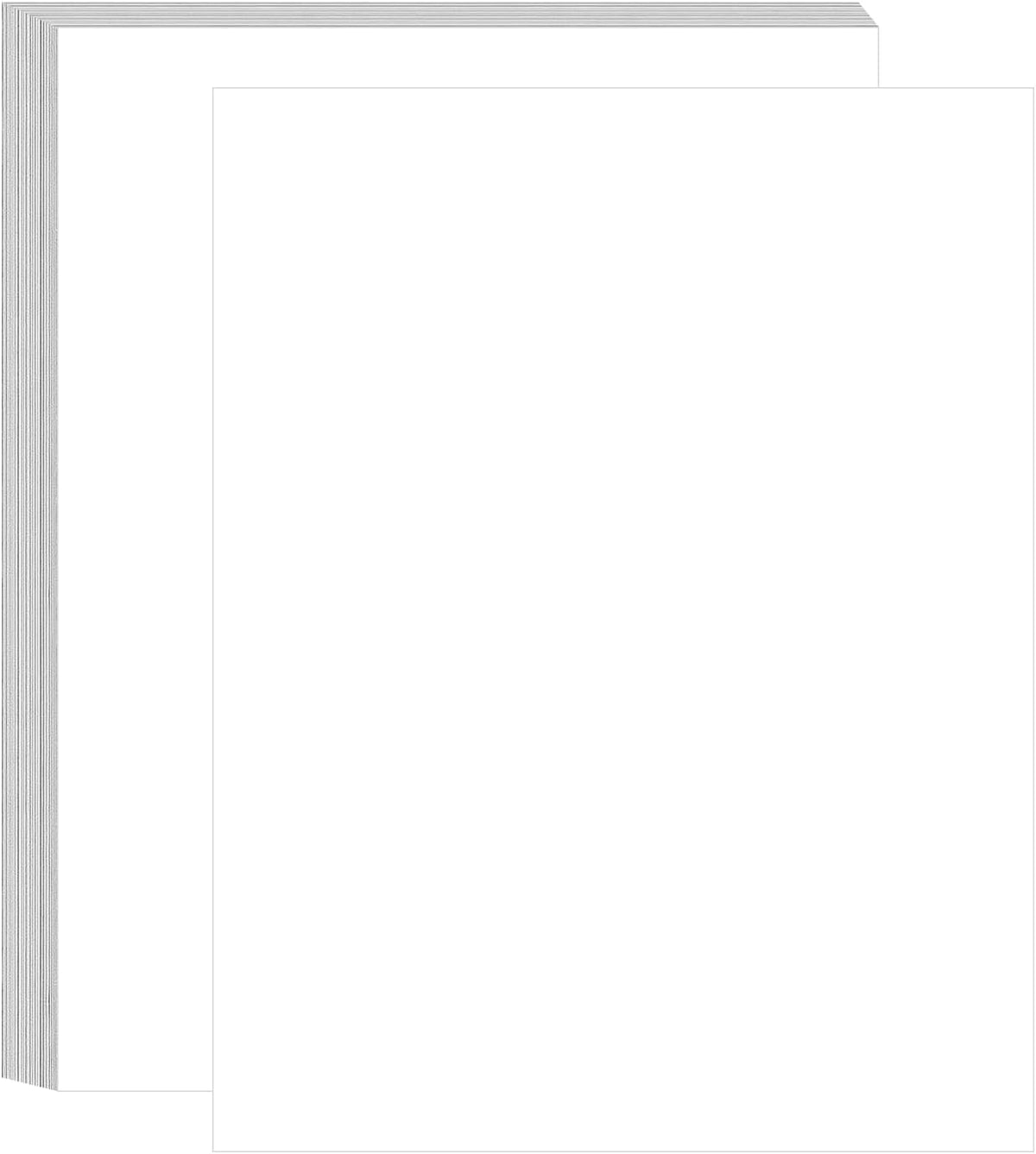 8.5" x 11" Copy Printer Paper - 100 Sheets/200 Pages Premium Inkjet & Laser Paper, 20lb Blank Papers, Letter Size Printing in Office/School/Home