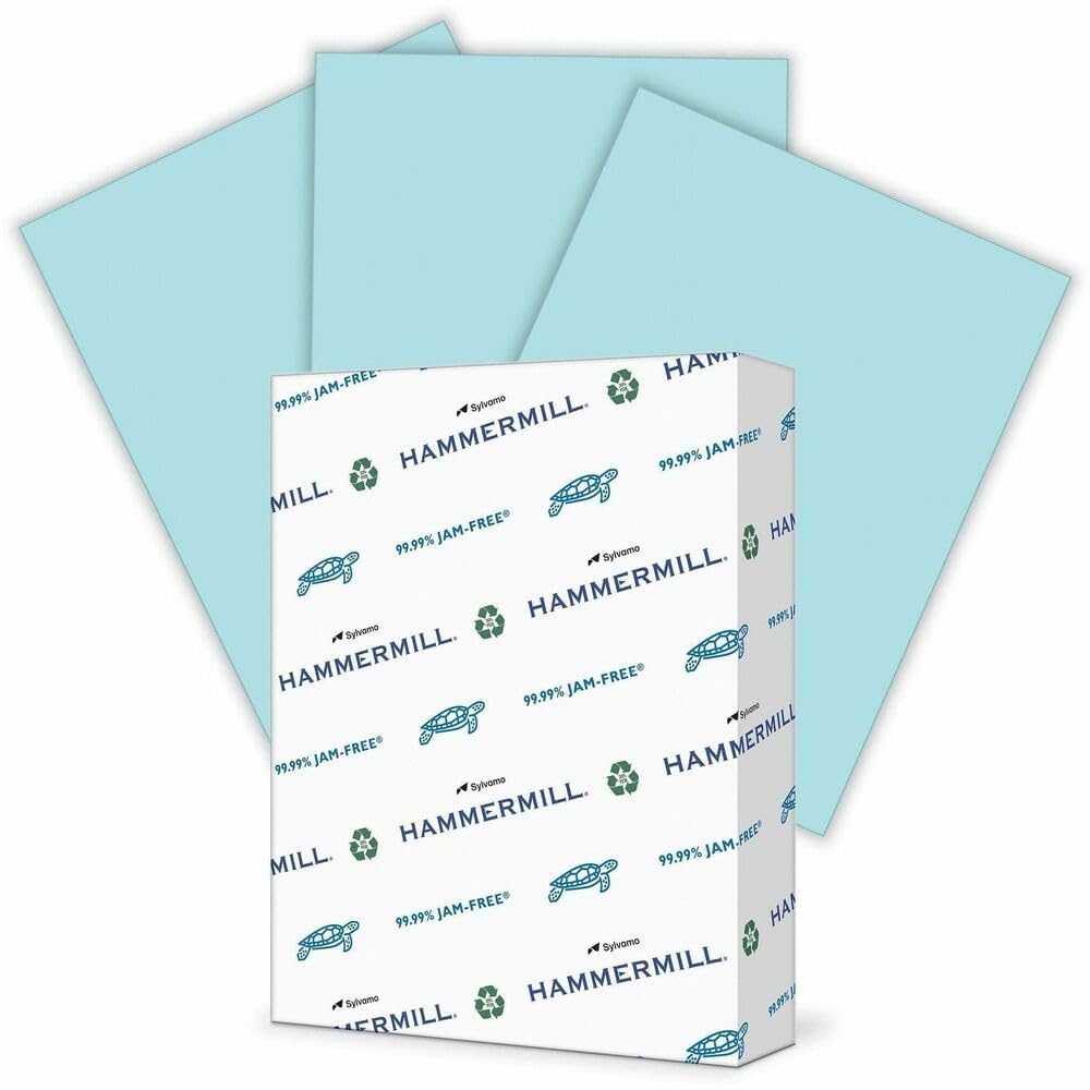 Hammermill Colored Paper, 24 lb Pink Printer Paper, 8.5 x 11-1 Ream (500 Sheets) - Made in the USA, Pastel Paper, 104463R