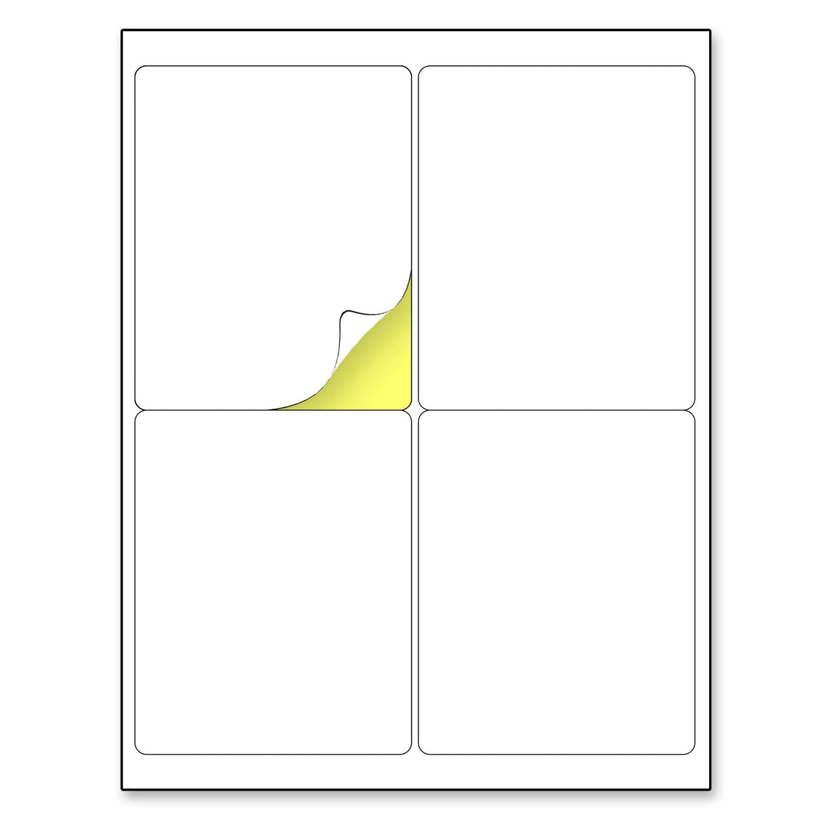 Sticker Paper for Printer, Printable Matte White Sticker - 30 Sheets
