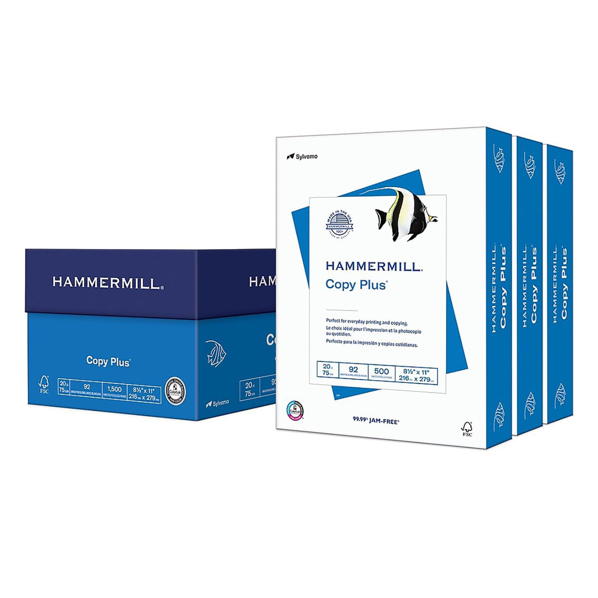 Hammermill Copy Plus 20lb Paper, 8.5 x11, 40 Case Pallet, 200,000 Sheets, 92 Bright, Acid Free, 105007P