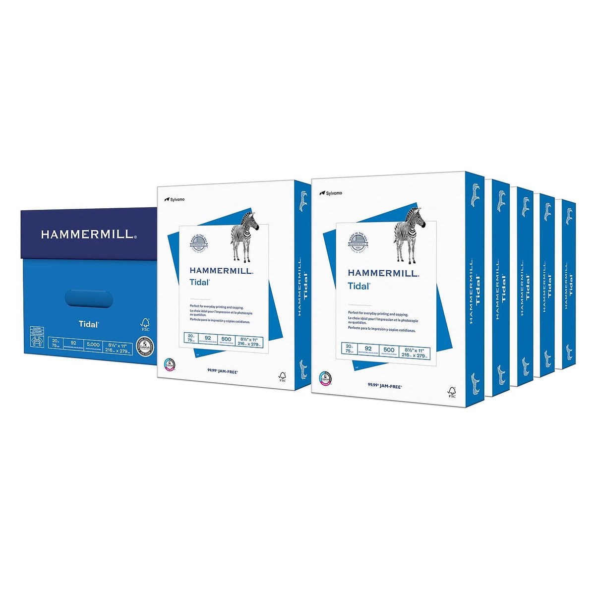 Hammermill Printer Paper, 20lb Tidal Copy Paper, 8.5 x 11-1 Pallet, 40 Cartons, 200000 Sheets (‎162008P)