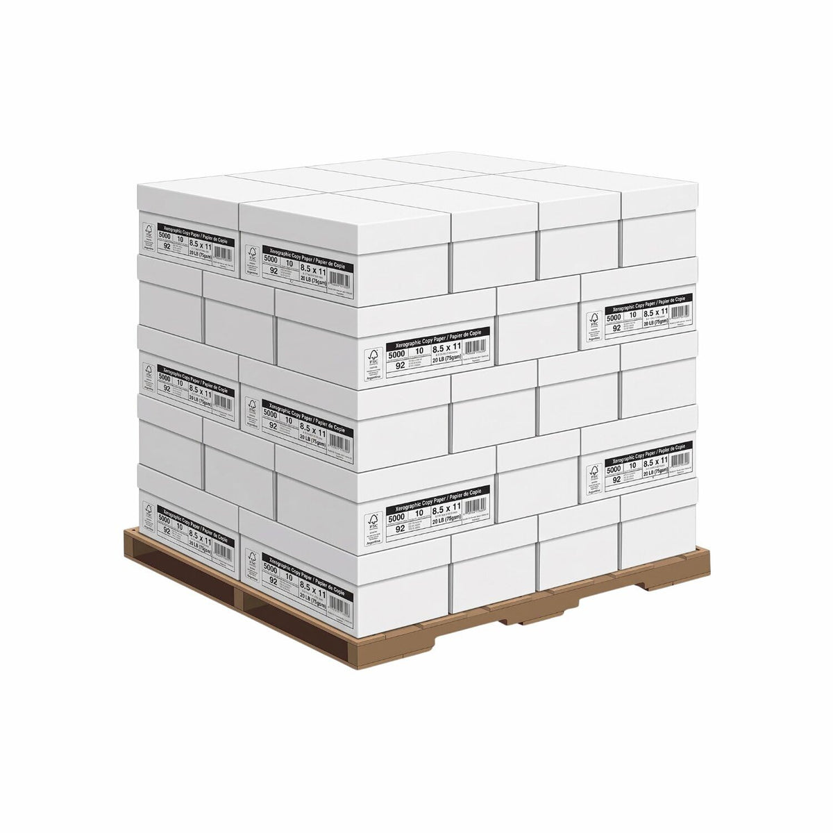 PSBM Multipurpose Copy Printer Paper 8.5 x 11 Inch 400 Reams 200000 Sheets