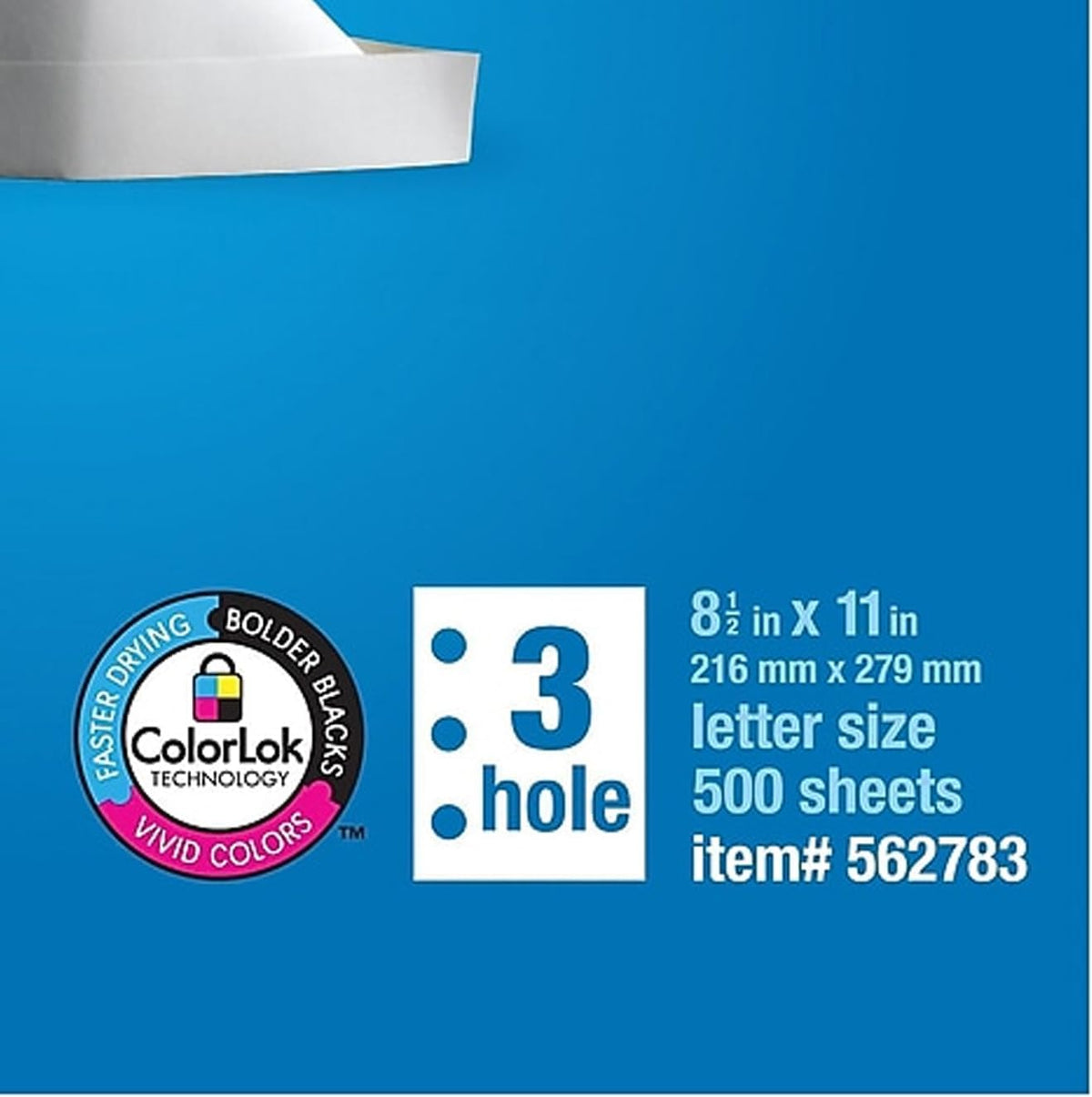 Staples Multipurpose Paper, 8.5x11 Inch, 3-Hole Punched, for Office