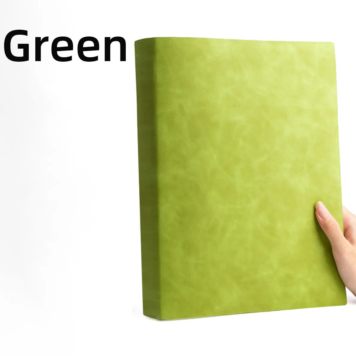 A4 Extra-Thick Notebook, 416 Pages, Soft PU Leather Cover, Waterproof 80g Cream No-Bleed Paper, 360° Lay-Flat Binding, Ribbon Bookmark, Journal & Diary Gift for University, Work & Travel