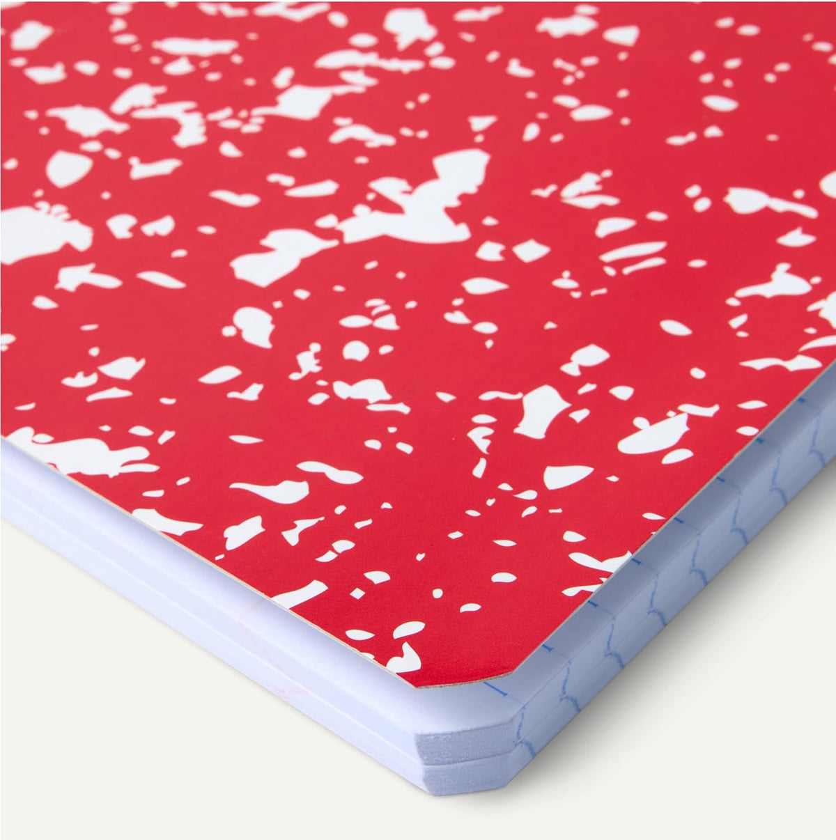 Amazon Basics Composition Notebook, College Ruled, 100 Sheets, 9.75" x 7.5", Assorted Marble Colors, 12-Pack