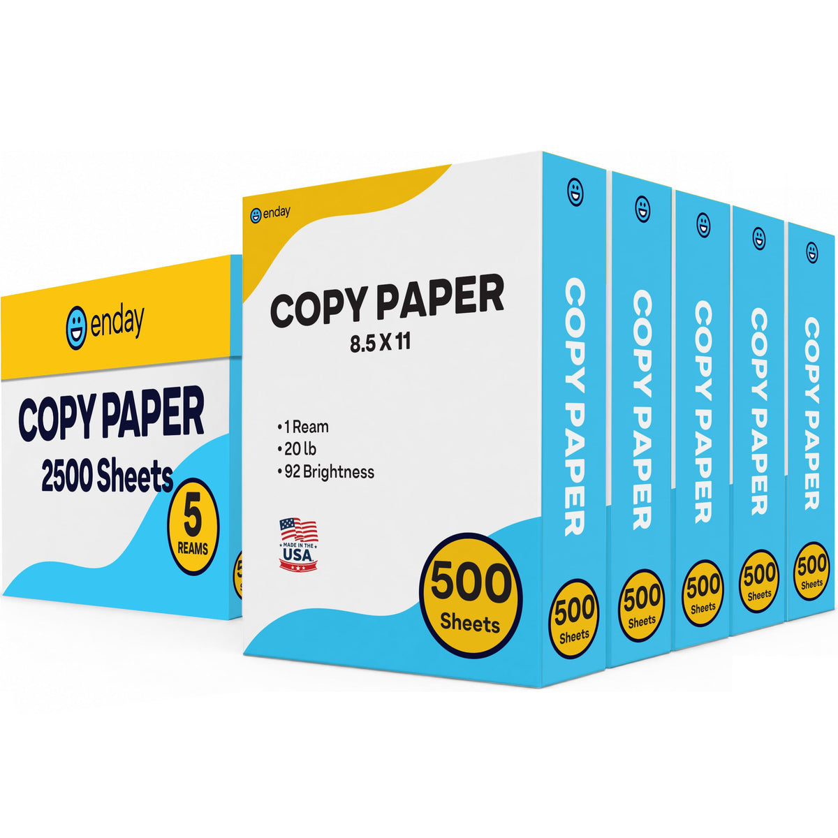 Multipurpose Copy Printer Paper, Pallet, 400 Reams (200,000 Sheets) 8.5 x 11 Inches, 20 lb, 92 Bright, White