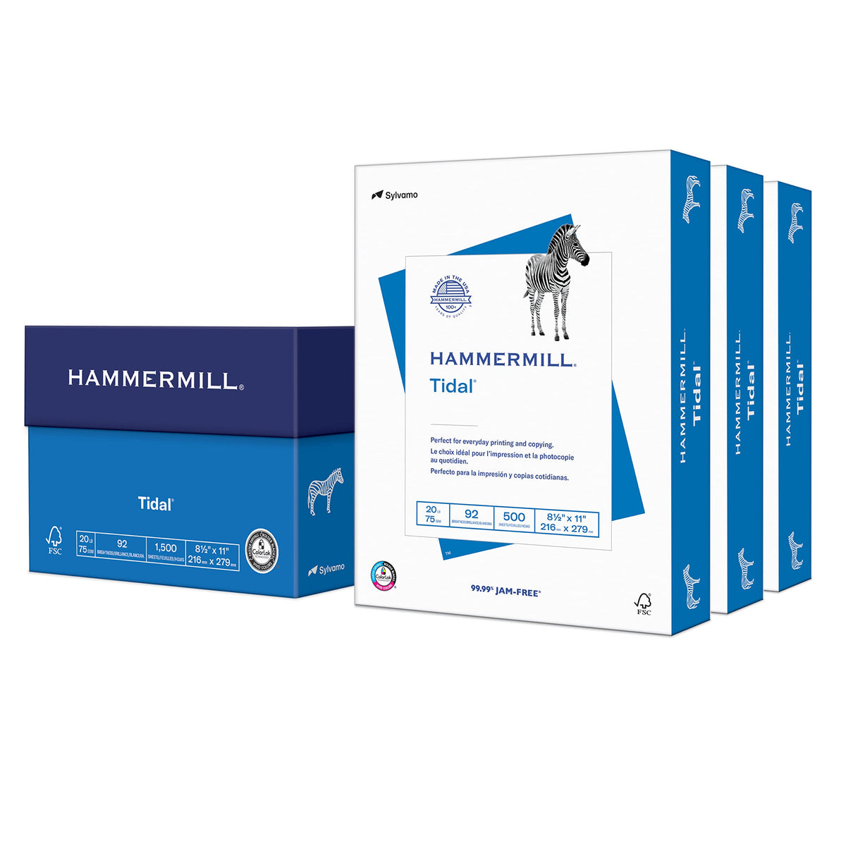 Hammermill Printer Paper, 20lb Tidal Copy Paper, 8.5 x 11-1 Pallet, 40 Cartons, 200000 Sheets (‎162008P)