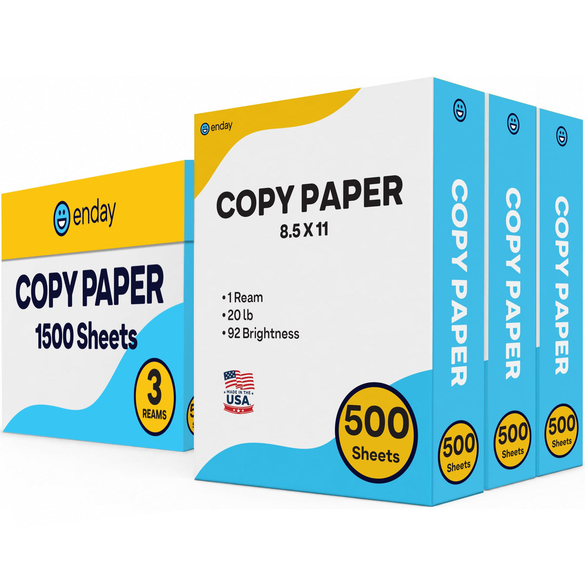 Multipurpose Copy Printer Paper, Pallet, 400 Reams (200,000 Sheets) 8.5 x 11 Inches, 20 lb, 92 Bright, White