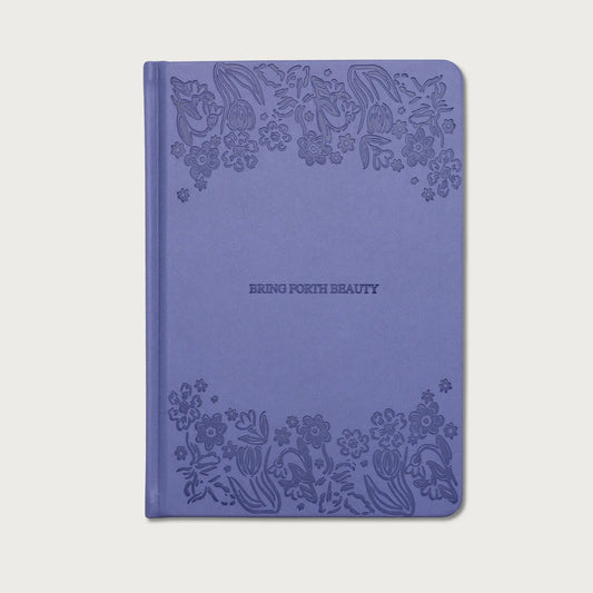Alabaster Dotted Hardcover Bullet Journal Notebook, Medium Size 5.7in x 8in, 200 Pages Thick Paper - Bible Journaling Hardcover Notebooks