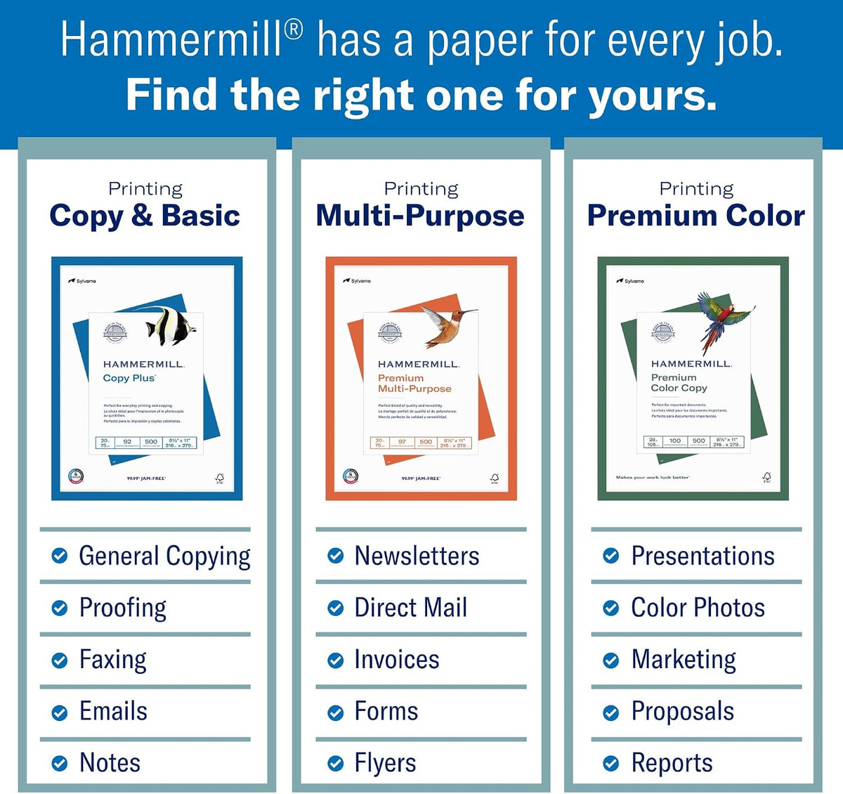 Hammermill Copy Plus 20lb Paper, 8.5 x11, 40 Case Pallet, 200,000 Sheets, 92 Bright, Acid Free, 105007P