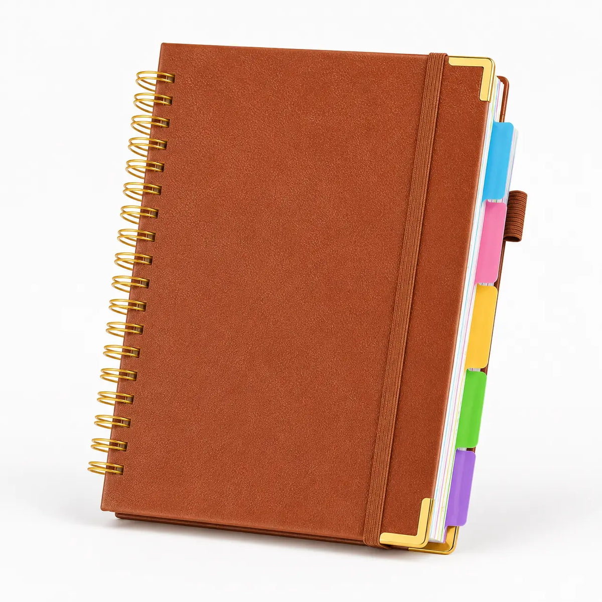 A5 Hardcover Spiral Bound Notebook - 300 Pages, 5 Color Options, Study/Office Writing/Journaling Tool, Daily Planner, Gift for Students,sohochic