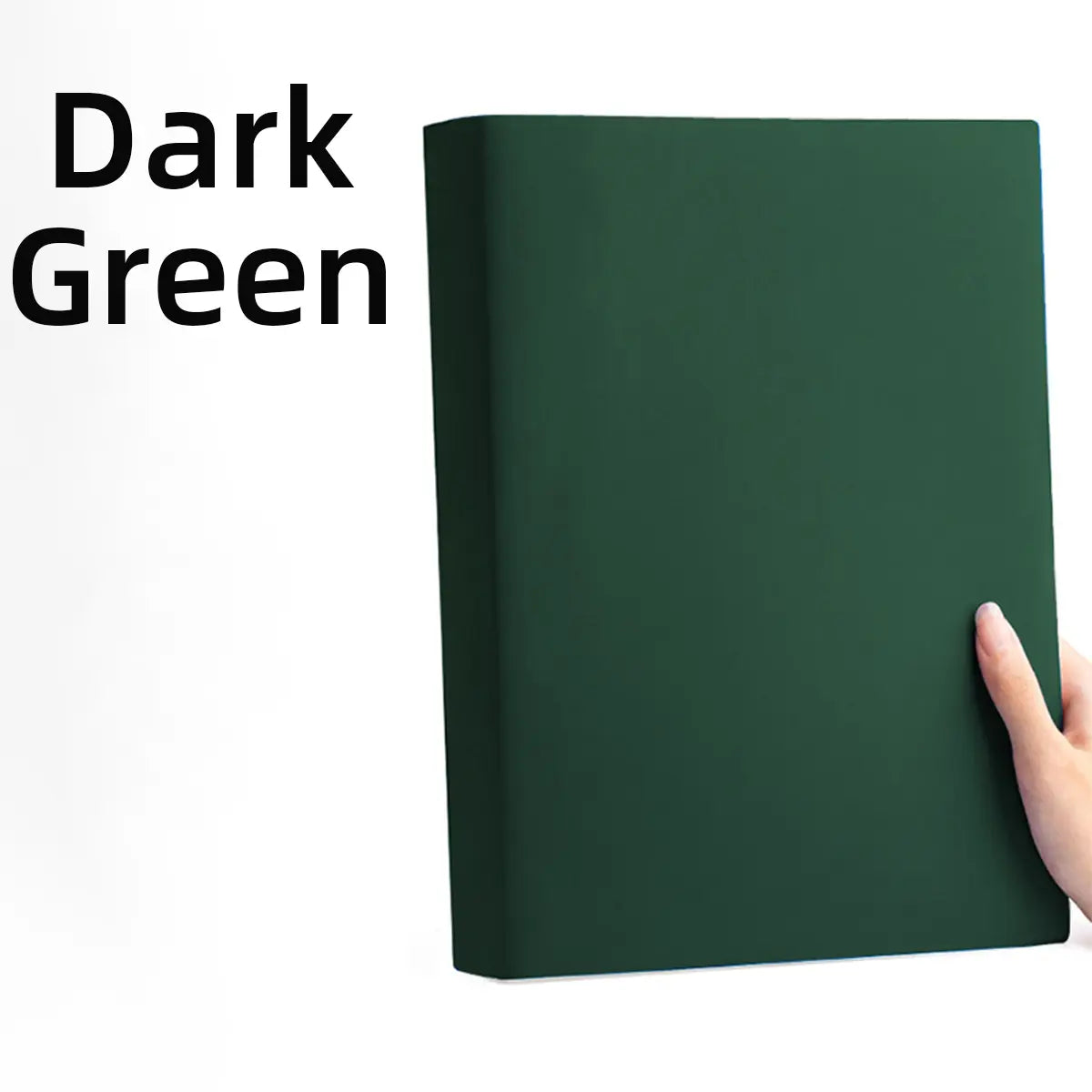 A4 Extra-Thick Notebook, 416 Pages, Soft PU Leather Cover, Waterproof 80g Cream No-Bleed Paper, 360° Lay-Flat Binding, Ribbon Bookmark, Journal & Diary Gift for University, Work & Travel