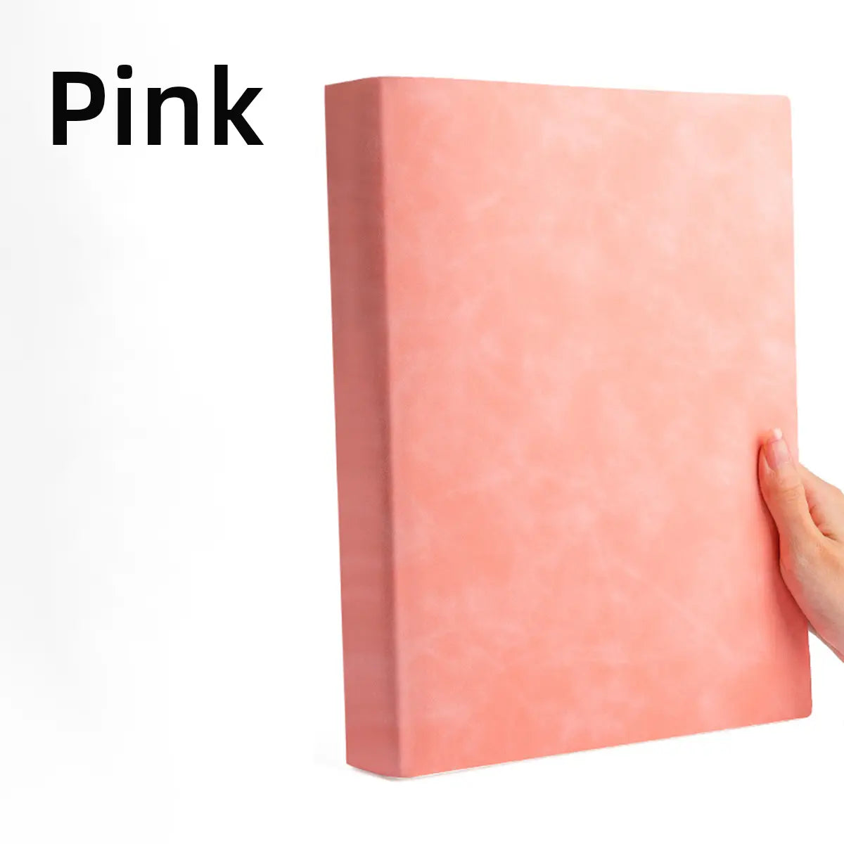 A4 Extra-Thick Notebook, 416 Pages, Soft PU Leather Cover, Waterproof 80g Cream No-Bleed Paper, 360° Lay-Flat Binding, Ribbon Bookmark, Journal & Diary Gift for University, Work & Travel