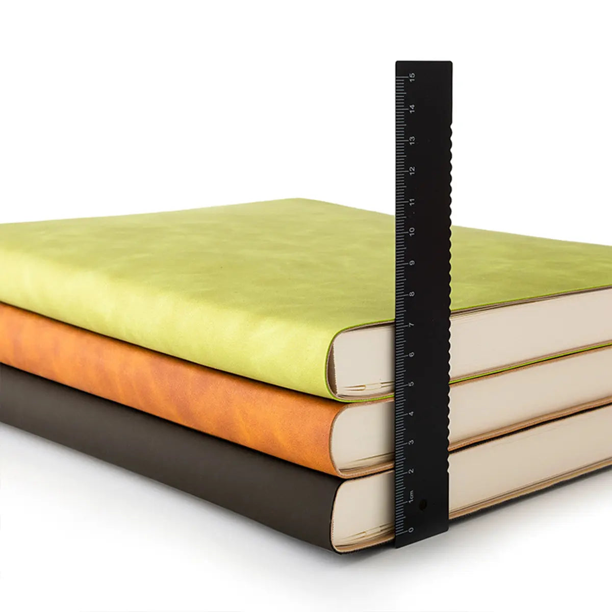 A4 Extra-Thick Notebook, 416 Pages, Soft PU Leather Cover, Waterproof 80g Cream No-Bleed Paper, 360° Lay-Flat Binding, Ribbon Bookmark, Journal & Diary Gift for University, Work & Travel